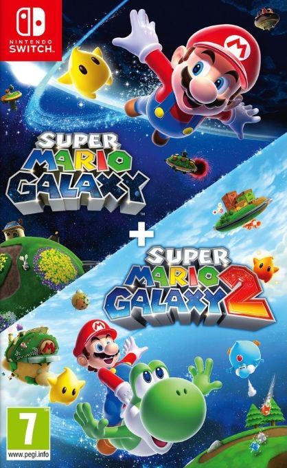Super Mario Galaxy / Super Mario Galaxy 2 — box-2D (EU)
