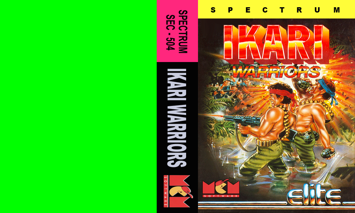 Ikari Warriors — box-texture (SP)