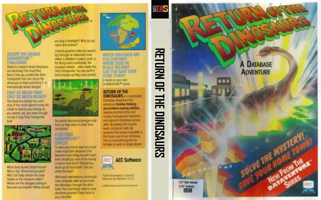 Return Of The Dinosaurs — box-texture (US)