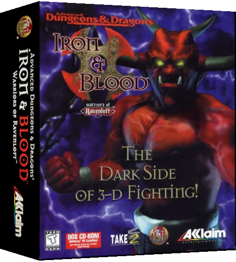 Iron And Blood - Warriors Of Ravenloft — box-3D (US)