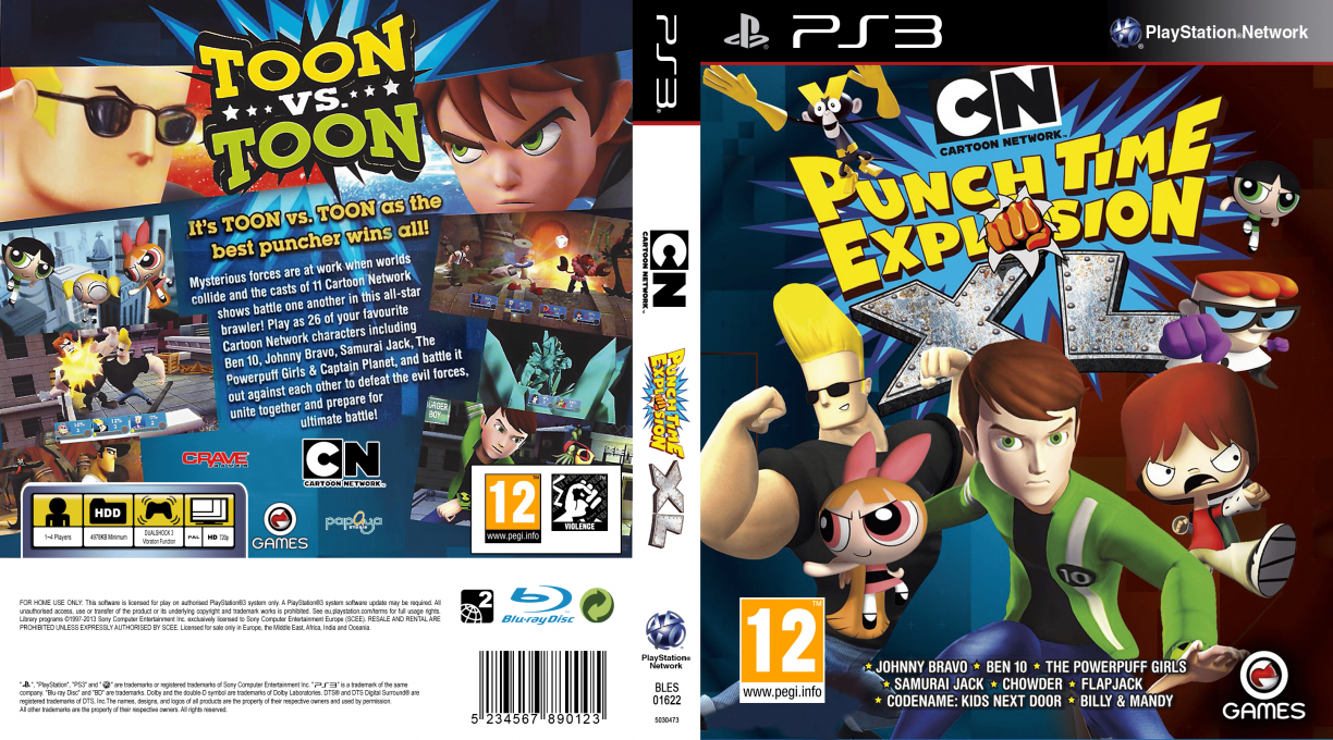 Cartoon Network - Punch Time Explosion — box-texture (EU)