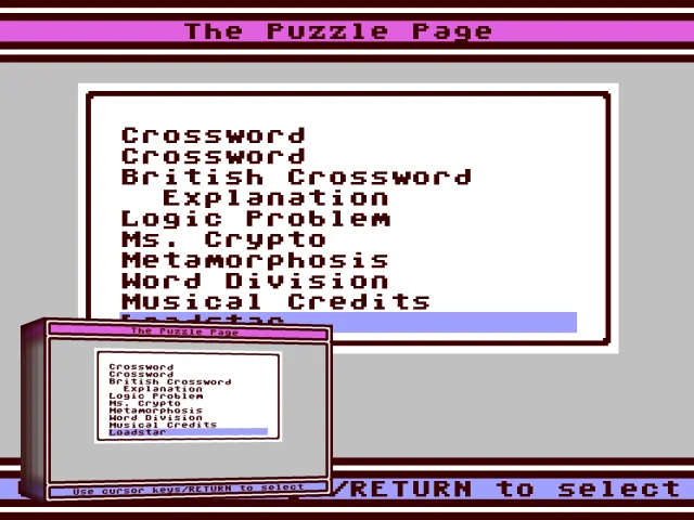 The Puzzle Page #073 — mixrbv2 (WOR)