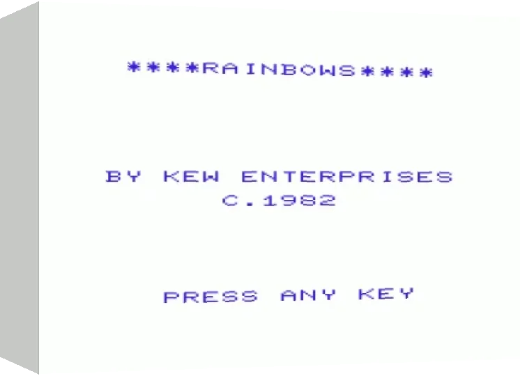 Rainbows — box-3D (WOR)