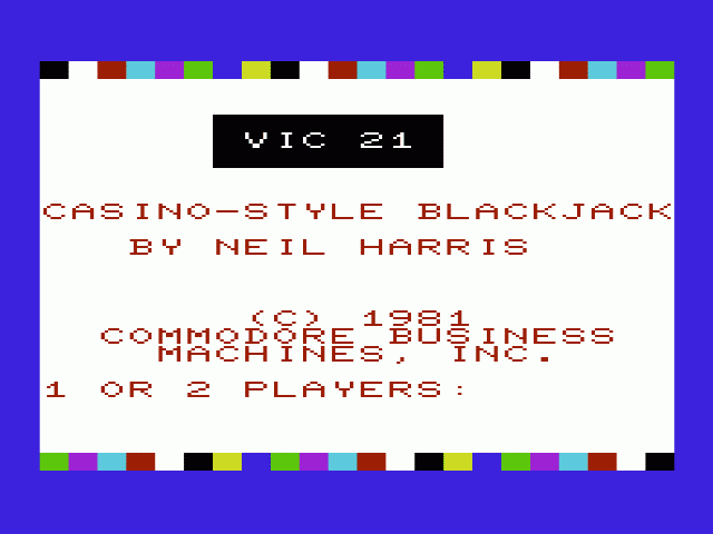 Vic 21 - Casino Style Blackjack — sstitle (WOR)
