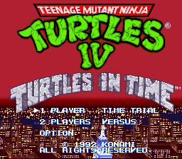 Teenage Mutant Ninja Turtles IV : Turtles in Time — sstitle (WOR)