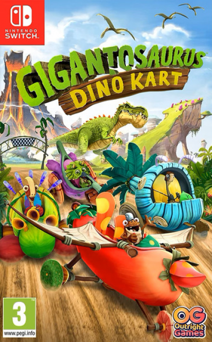 Gigantosaurus Dino Kart — box-2D (EU)