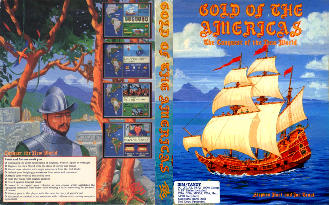 Gold Of The Americas - The Conquest Of The New World — box-texture (US)
