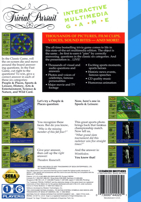 Trivial Pursuit — box-2D-back (US)