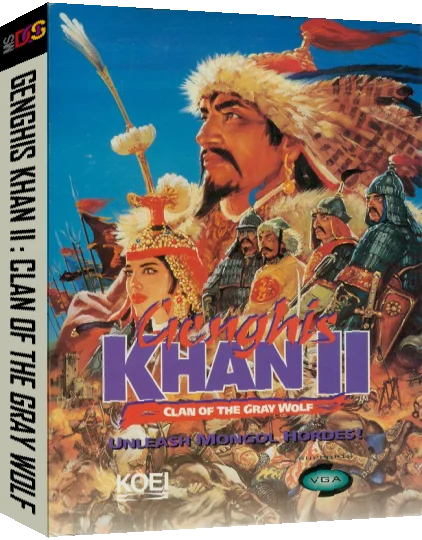 Genghis Khan 2 - Clan of the Grey Wolf — box-3D (US)