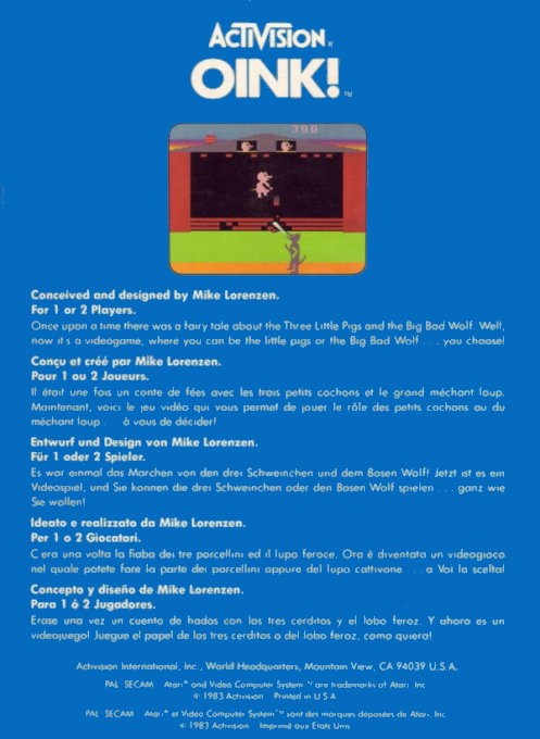 Oink! — box-2D-back (EU)