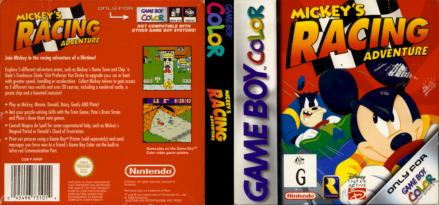 Mickey's Racing Adventure — box-texture (EU)