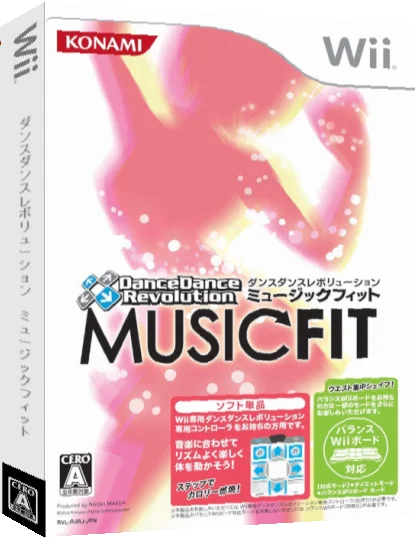Dance Dance Revolution - Music Fit — box-3D (JP)