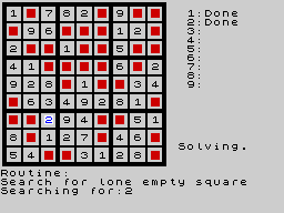 Super Sudoku Solver — ss (WOR)