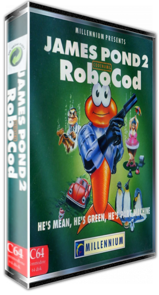 James Pond 2 - Codename Robocod — box-3D (EU)