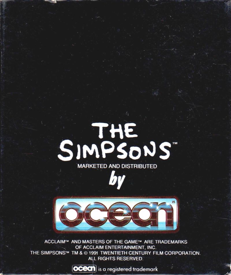 Simpsons - Bart Vs. The Space Mutants, The — box-2D-back (UK)