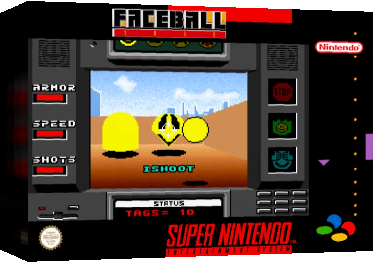 Faceball 2000 — box-3D (SS)