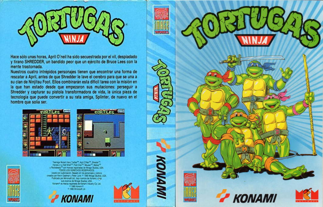 Teenage Mutant Hero Turtles — box-texture (SP)