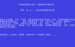 Paranoids Anonymous — sstitle (WOR)