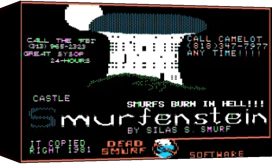 Castle Smurfenstein — box-3D (WOR)