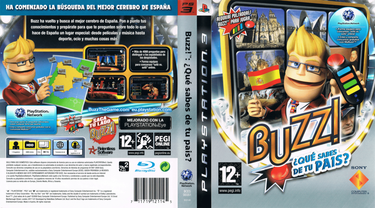 Buzz! Que Sabes de tu Pais — box-texture (SP)