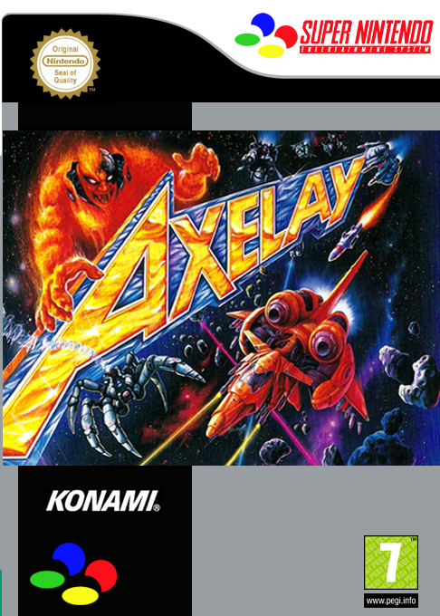 Axelay — box-2D (EU)