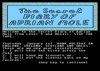 Secret Diary Of Adrian Mole Aged 13, The — sstitle (EU)