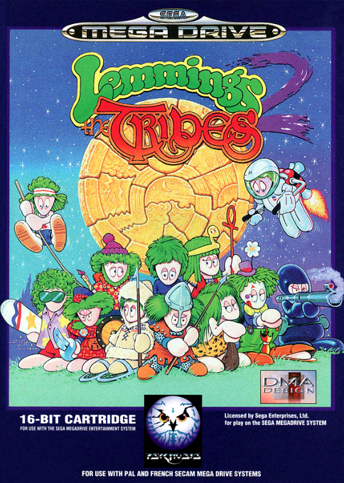 Lemmings 2 - The Tribes — box-2D (EU)