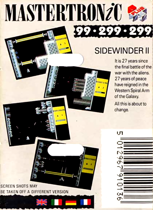 Sidewinder 2 — box-2D-back (UK)