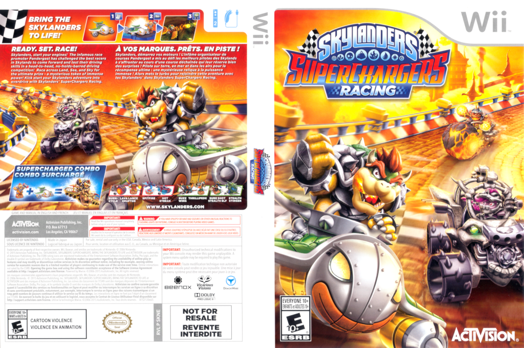 Skylanders - SuperChargers Racing — box-texture (US)