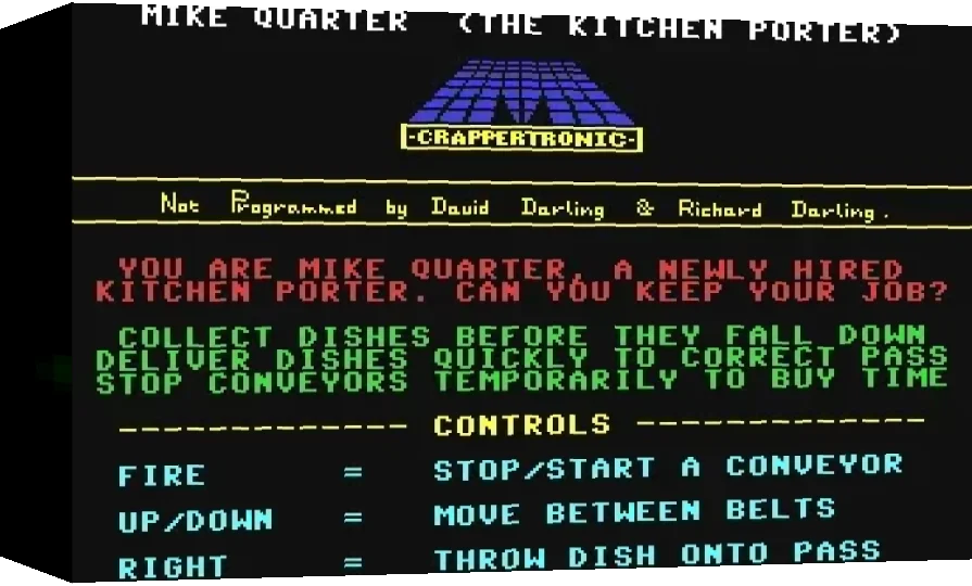 Mike Quarter - The Kitchen Porter — box-3D (WOR)