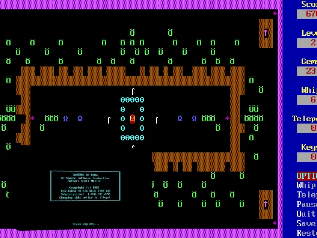 Caverns of Kroz — mixrbv2 (WOR)