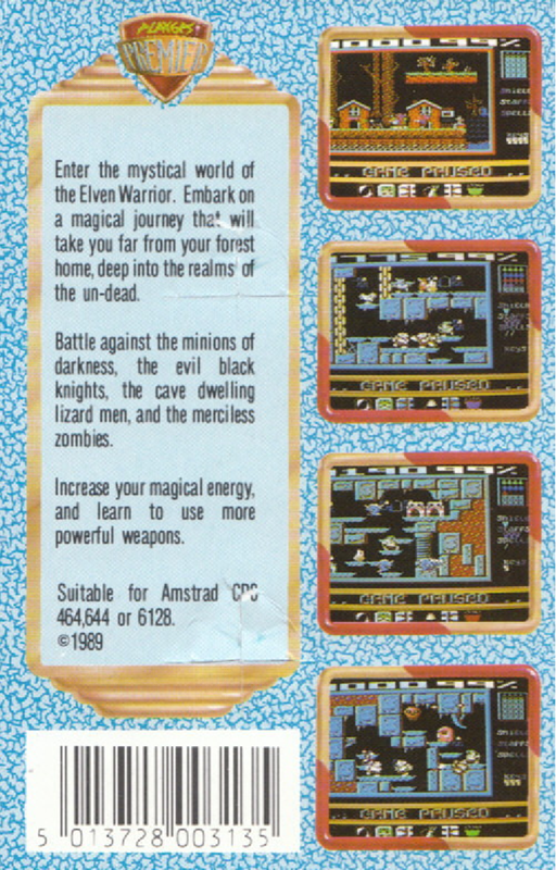 Elven Warrior — box-2D-back (EU)