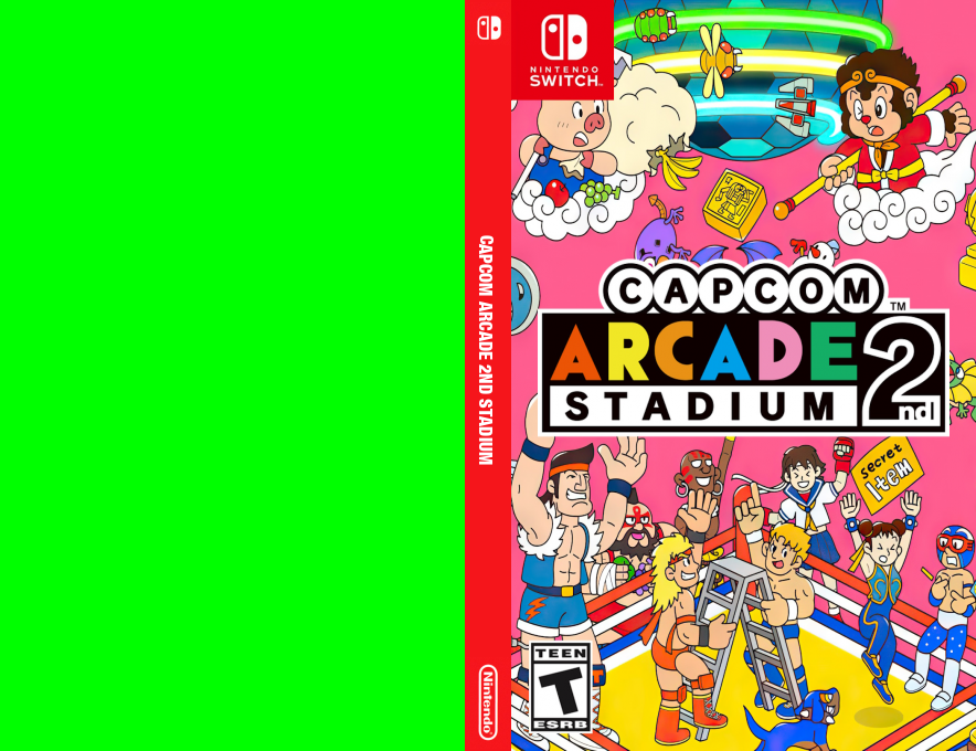 Capcom Arcade 2nd Stadium — box-texture (US)