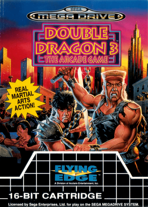 Double Dragon 3 - The Arcade Game — box-2D (EU)