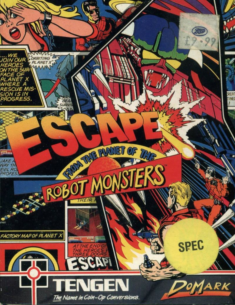 Escape From the Planet of the Robot Monsters box art