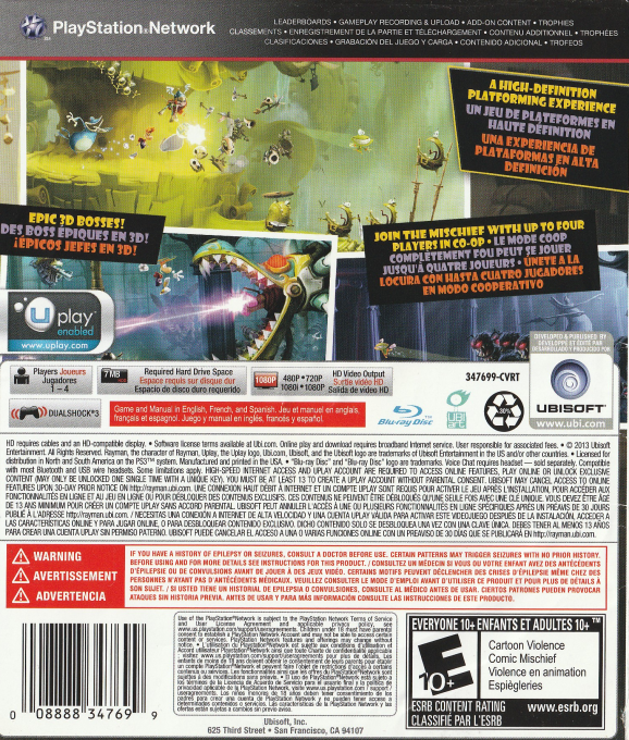 Rayman Legends — box-2D-back (CA)