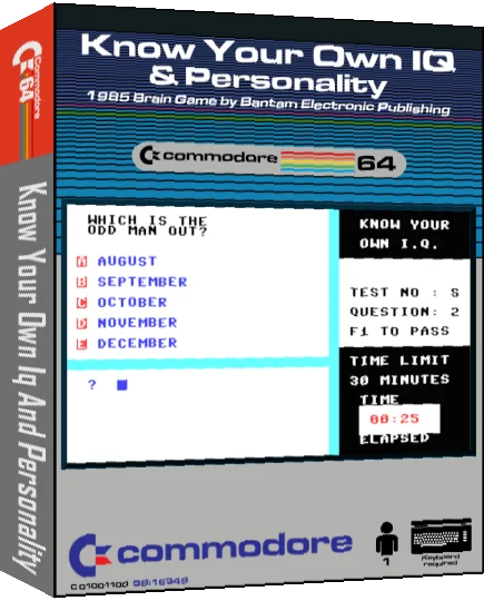 Know Your Own IQ & Personality — box-3D (CUS)