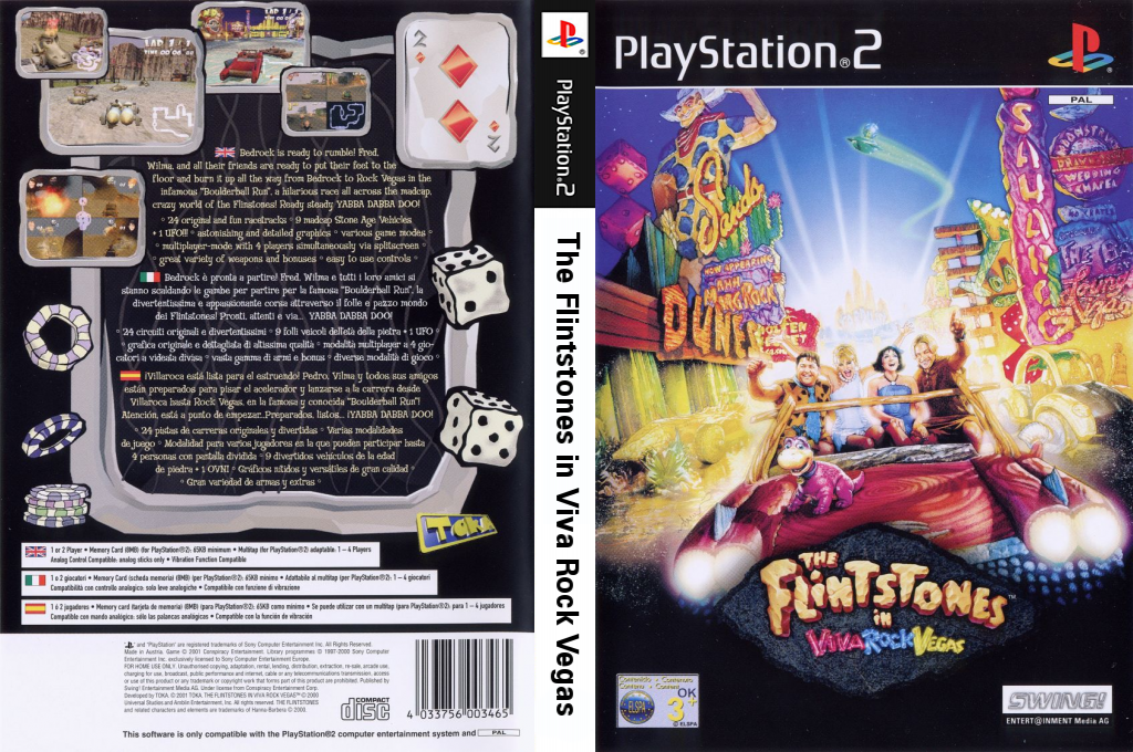 Flintstones In Viva Rock Vegas, The — box-texture (EU)
