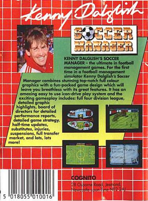 Kenny Dalglish Soccer Manager — box-2D-back (EU)