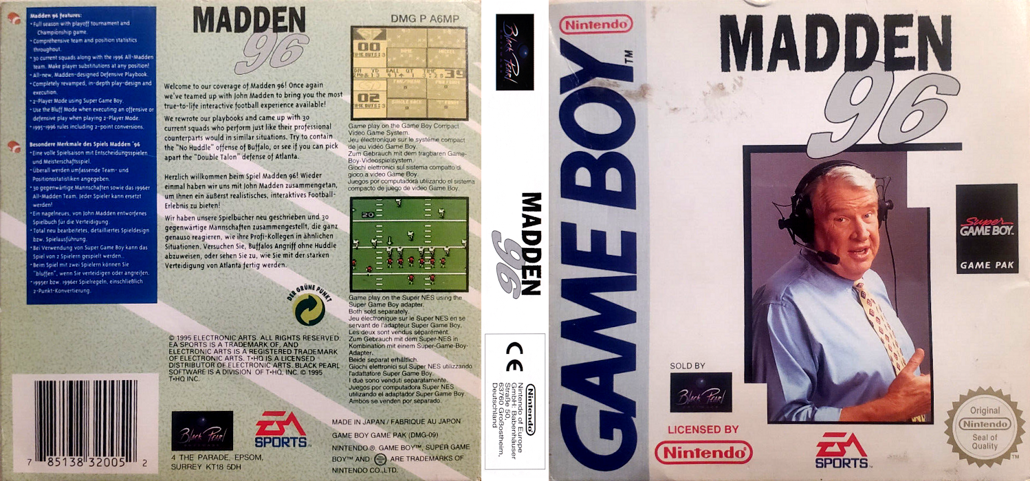 Madden '96 — box-texture (EU)