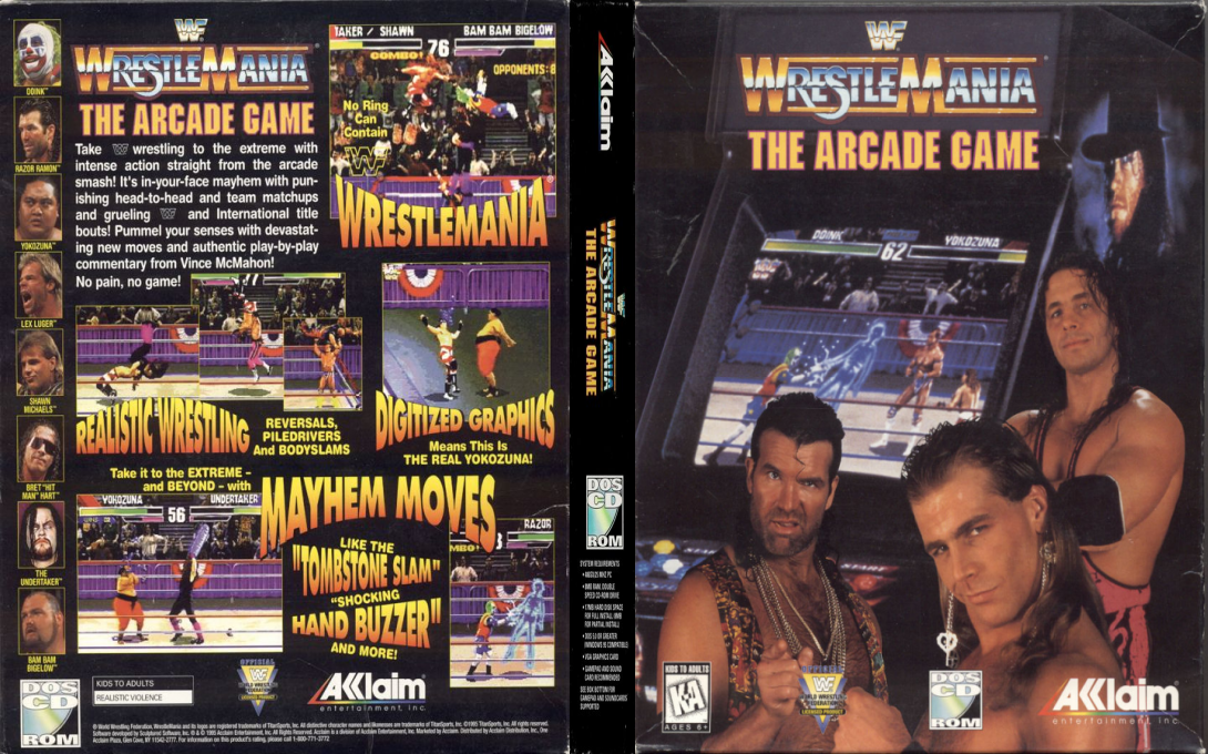 Wwf Wrestlemania - The Arcade Game — box-texture (US)