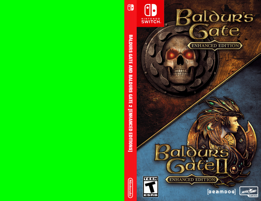 Baldurs Gate and Baldurs Gate II - Enhanced Editions — box-texture (US)
