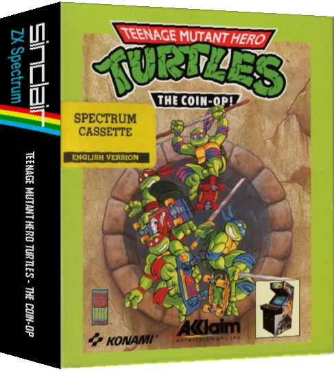 Teenage Mutant Hero Turtles - The Coin-Op! — box-3D (EU)