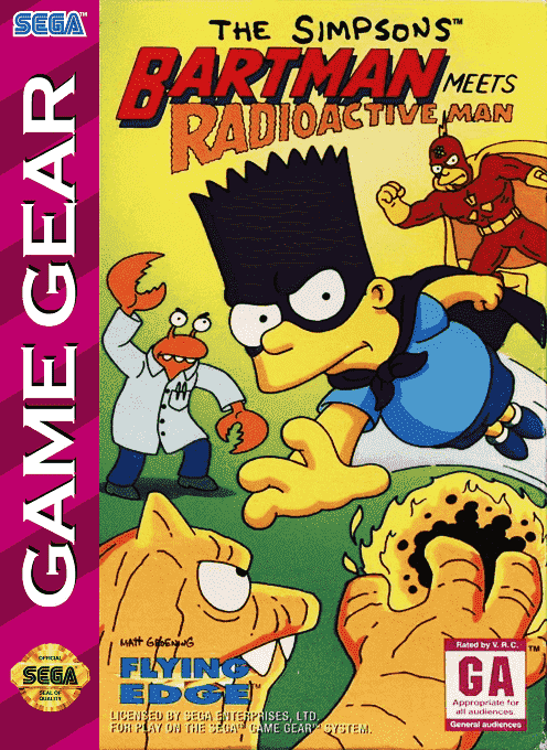 Simpsons - Bartman Meets Radioactive Man, The box art