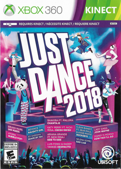 Just Dance 2018 box art