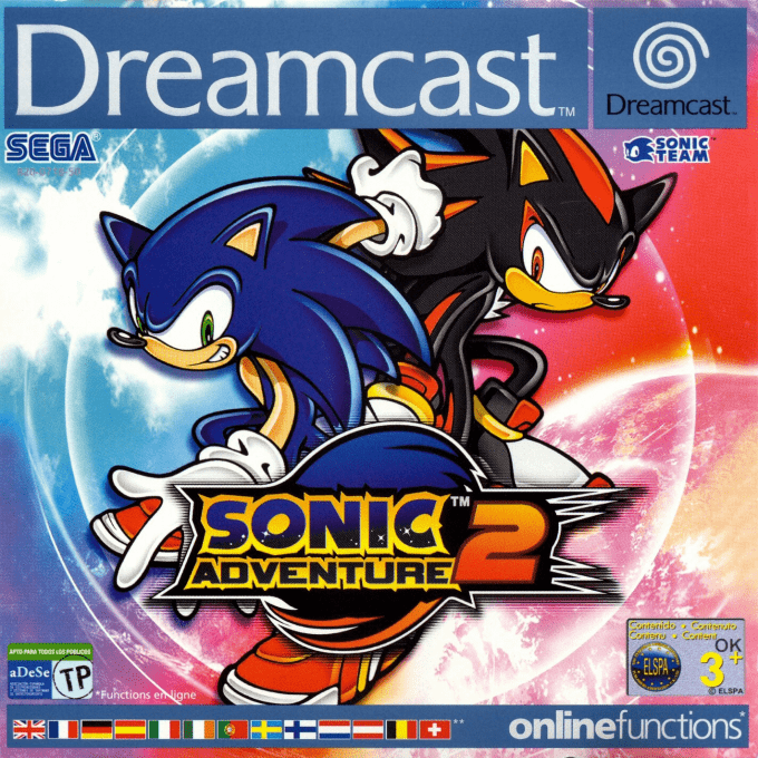 Sonic Adventure 2 - The Trial — box-2D (EU)