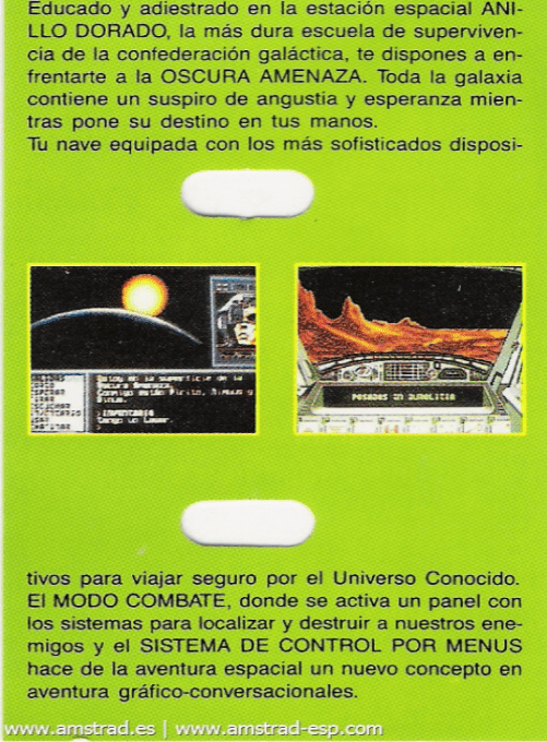 Aventura Espacial, La — box-2D-back (SP)