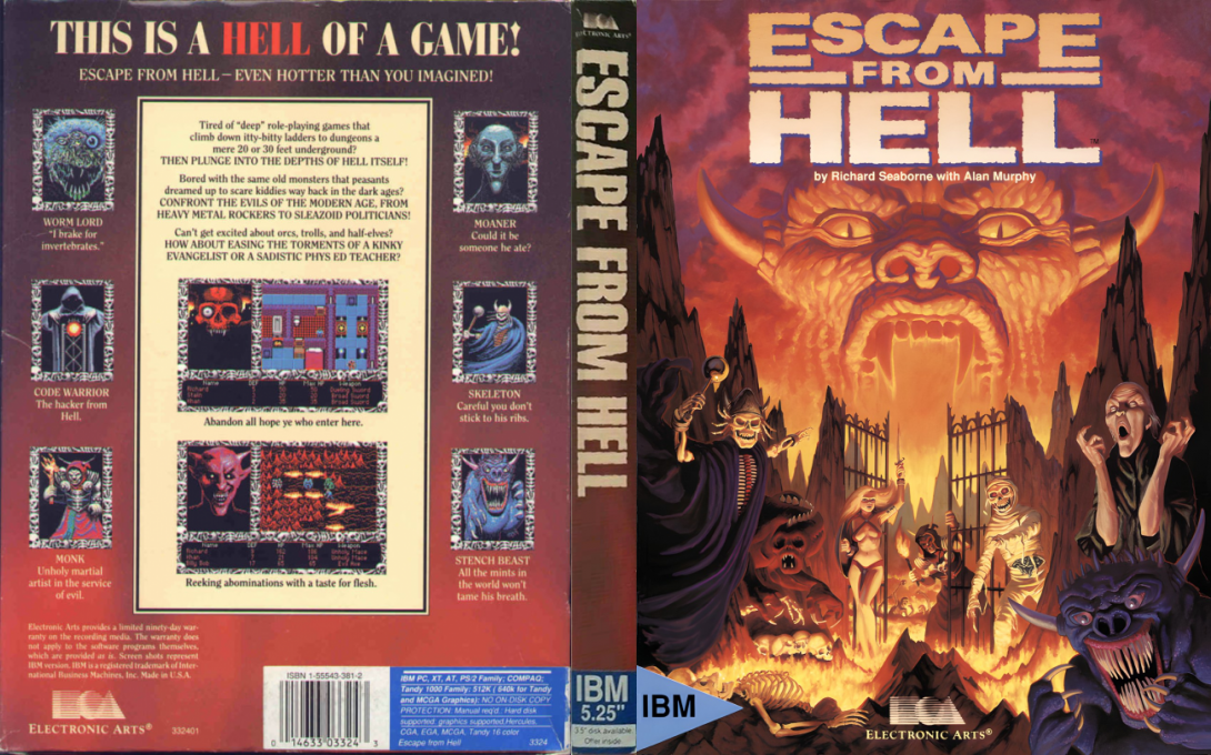 Escape From Hell — box-texture (US)