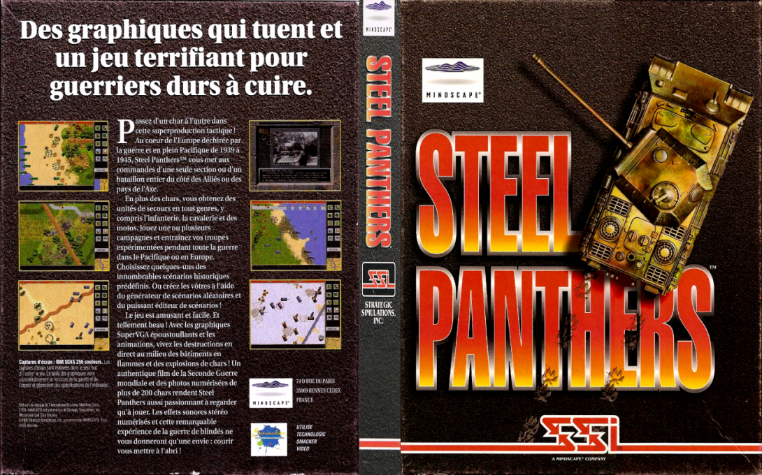 Steel Panthers — box-texture (FR)