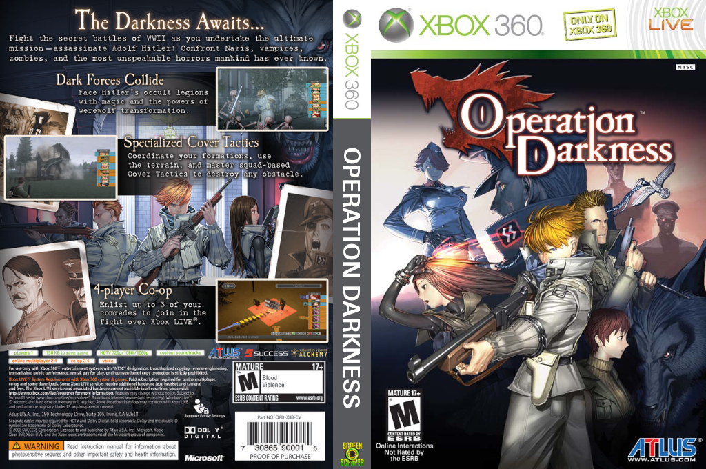 Operation Darkness — box-texture (US)